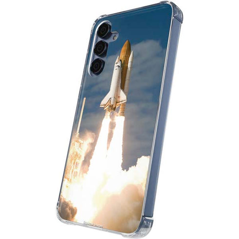 Space Shuttle Atlantis Liftoff Galaxy A35 5G Clear Case